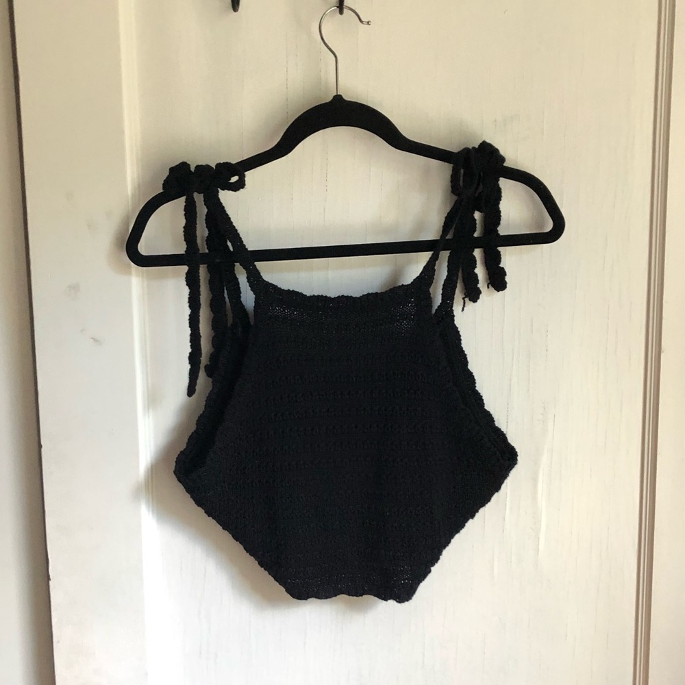 Windsor Knit Crop Top Adjustable Straps